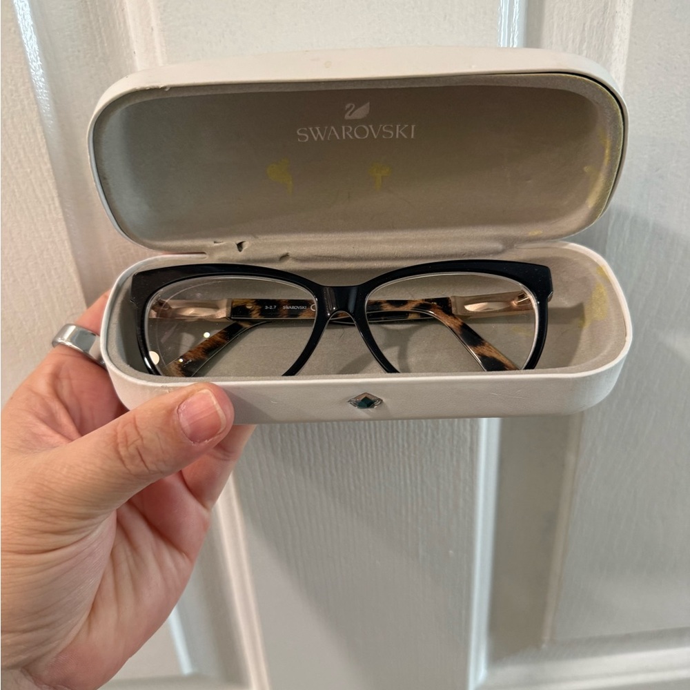 Swarovski Women's Glasses in Black and Tan